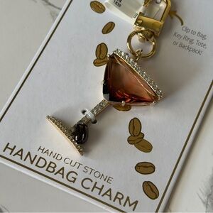 NWT Espresso Martini Handbag Charm